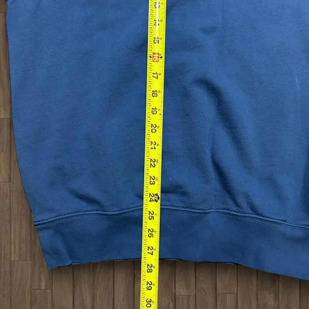 Vintage J Crew Sportswear Quarter Zip Deep Blue‎ Sz Large